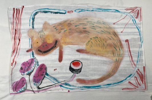 Lizard Eyes Linen Sham